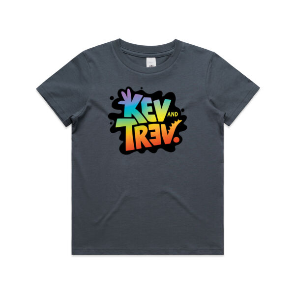 Kev and Kev Logo T (Kids size 8-16) Thumbnail